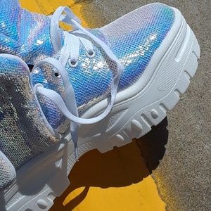 Pearl sequin kenyon kwan boots// saycom.simdif.com
